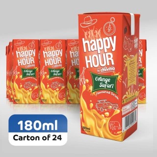 Happy Hour by Chivita  - Orange Safari (150ML x 24)carton